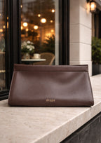 Geantă dama piele naturală Etape L’Arc Chocolate