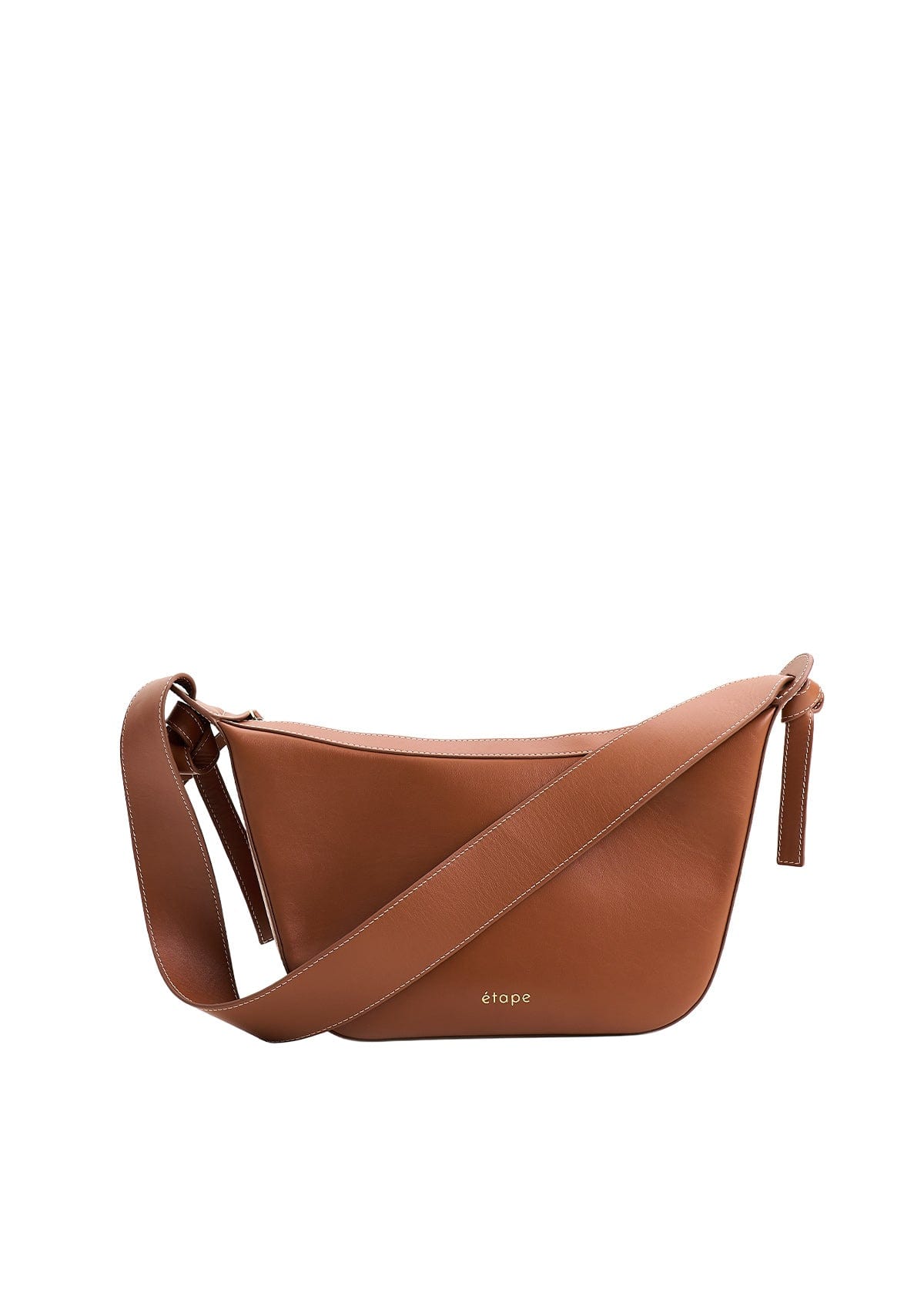Сумка шкіряна Etape Croissant Grande Cognac Nappa
