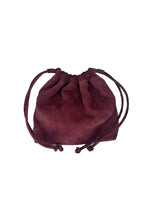 Geantă dama piele naturală de căprioară Étape Florence Suede Burgundy
