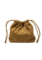 Geantă dama piele naturală de căprioară Étape Florence Suede Mustard