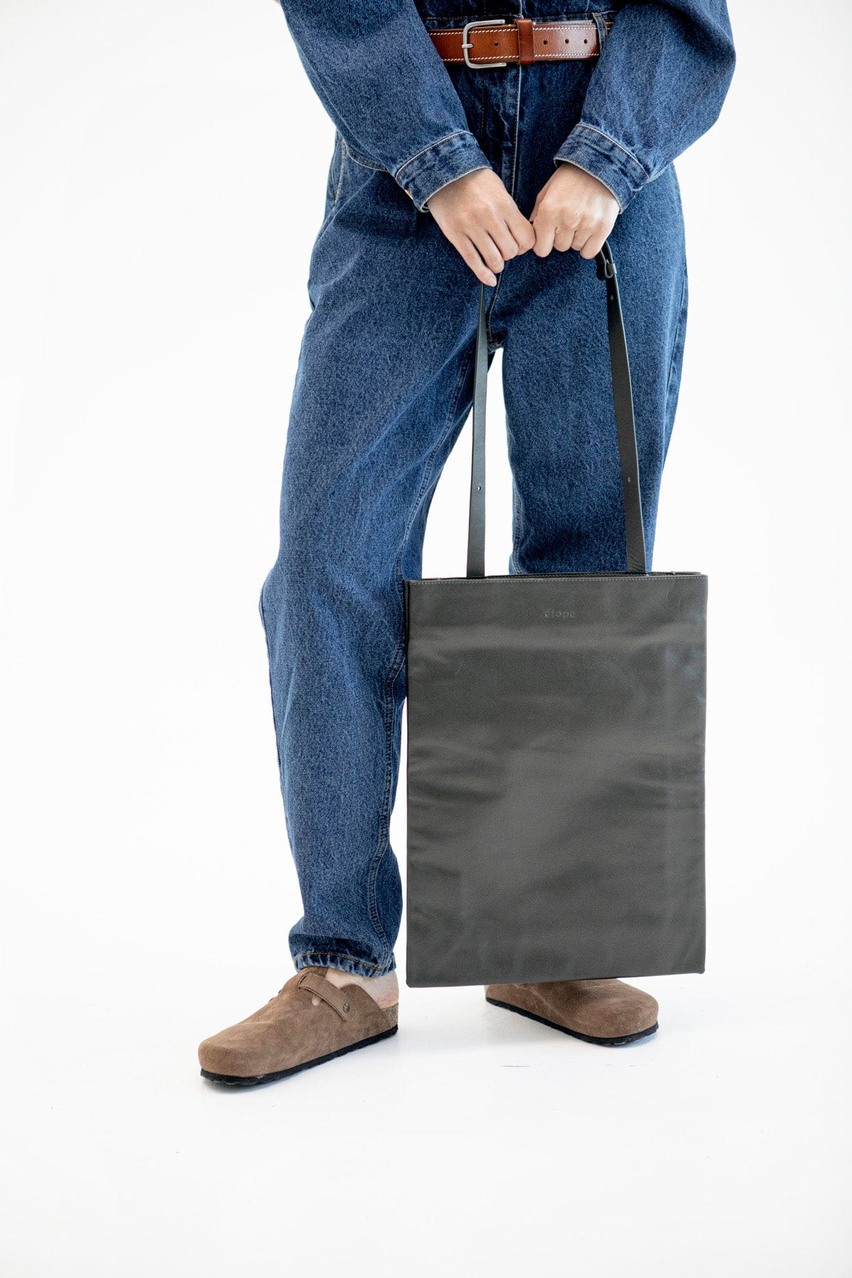 Geantă dama piele naturală Étape Grande 0011 Khaki