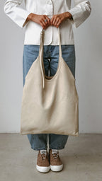 Geantă dama piele naturală Étape La Poche Grand 0017 Lait