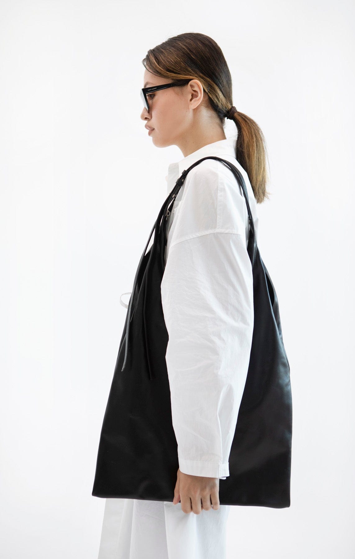 Geantă dama piele naturală Étape La Poche Grand 0017 Noir