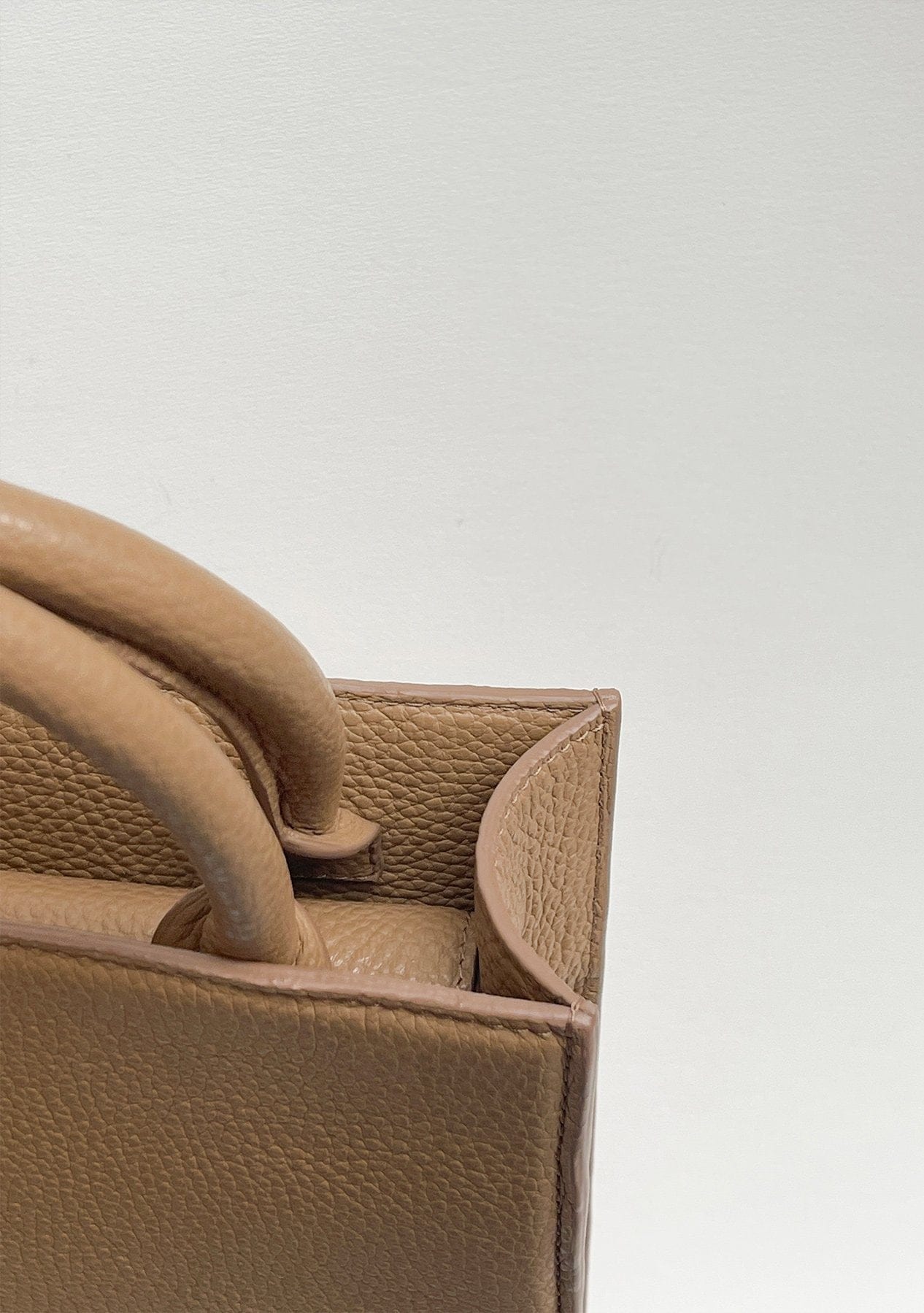 Geantă dama piele naturală Étape MAC BAG Cappuccino