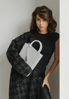 Geantă dama piele naturală Étape MAC BAG Grey