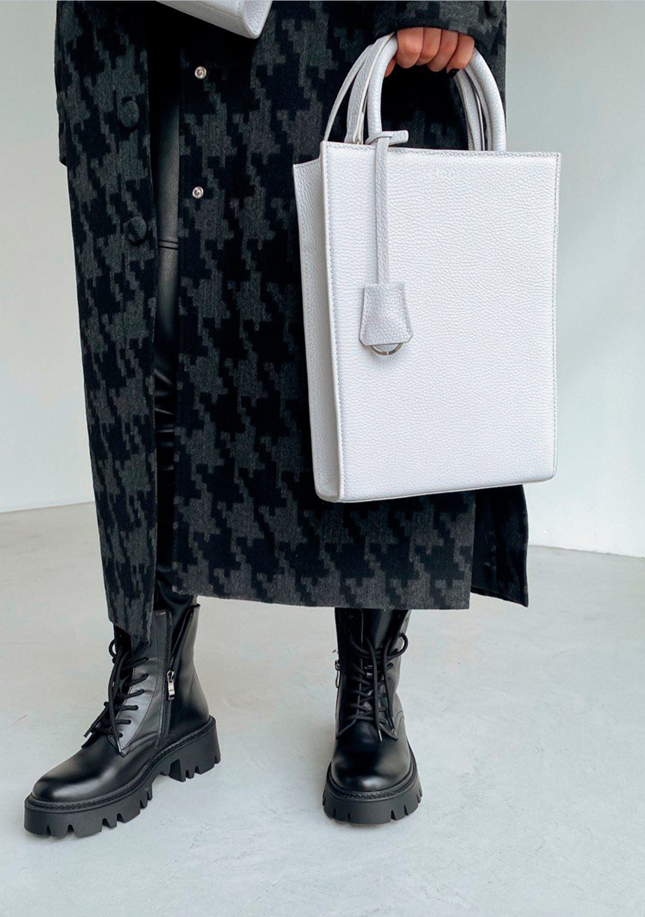 Geantă dama piele naturală Étape MAC BAG Grey