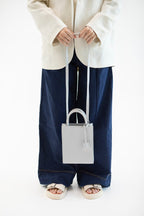 Geantă dama piele naturală Étape MAC BAG Grey