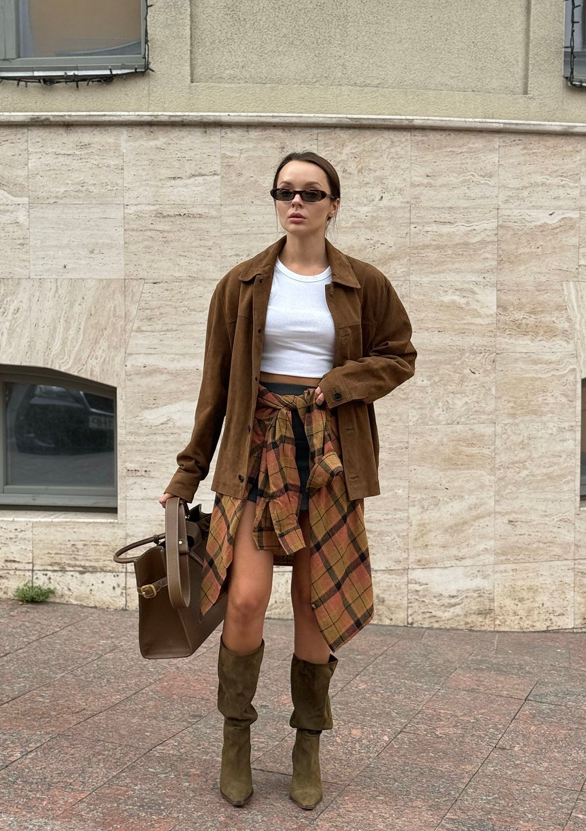 Geantă dama piele naturală Étape Milano Grande Caramel