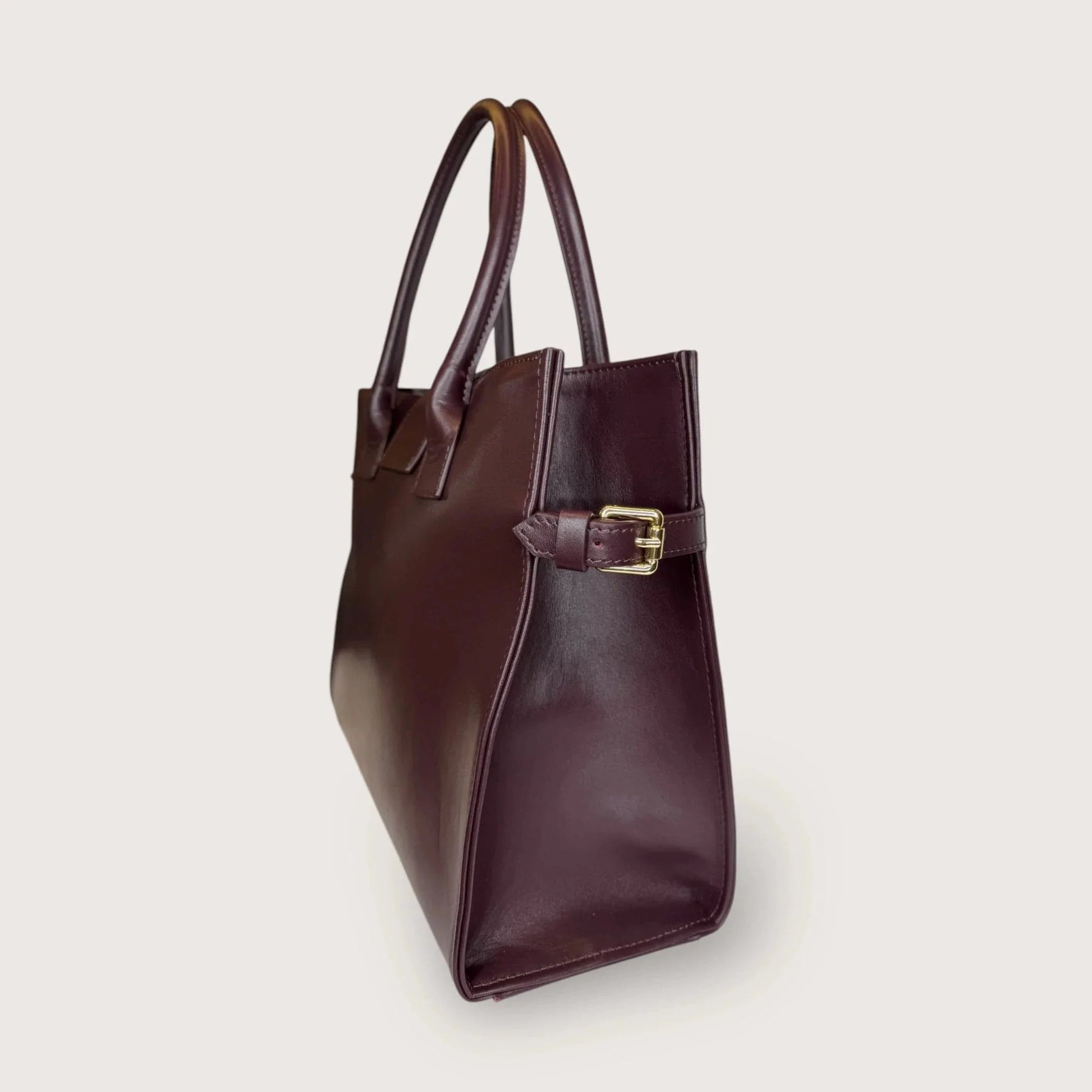 Geantă dama piele naturală Étape Milano Piccolo Burgundy Nappa