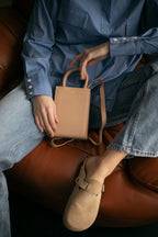 Geantă dama piele naturală Étape MIMI BAG Sand