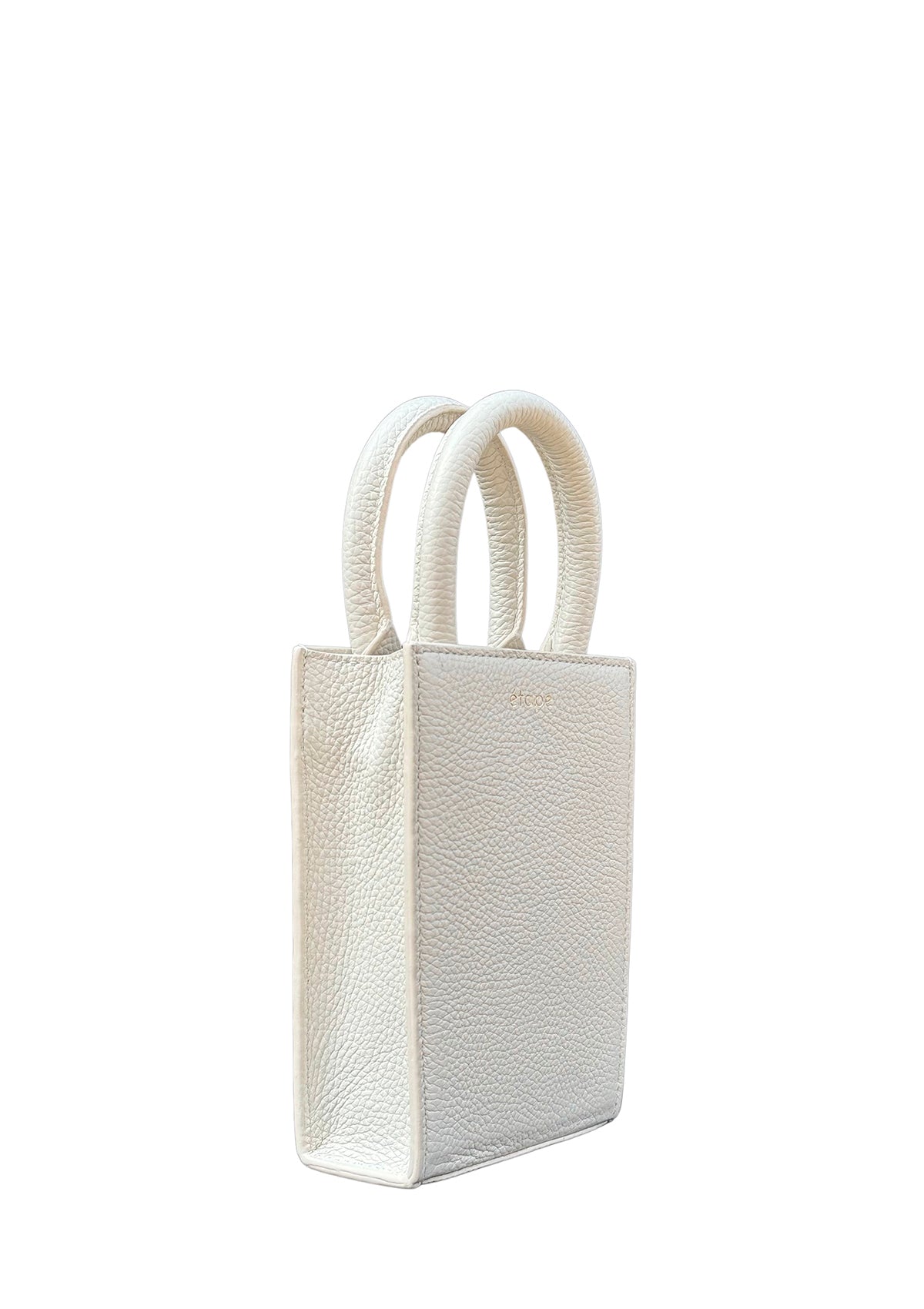 Geantă dama piele naturală Étape MIMI BAG White