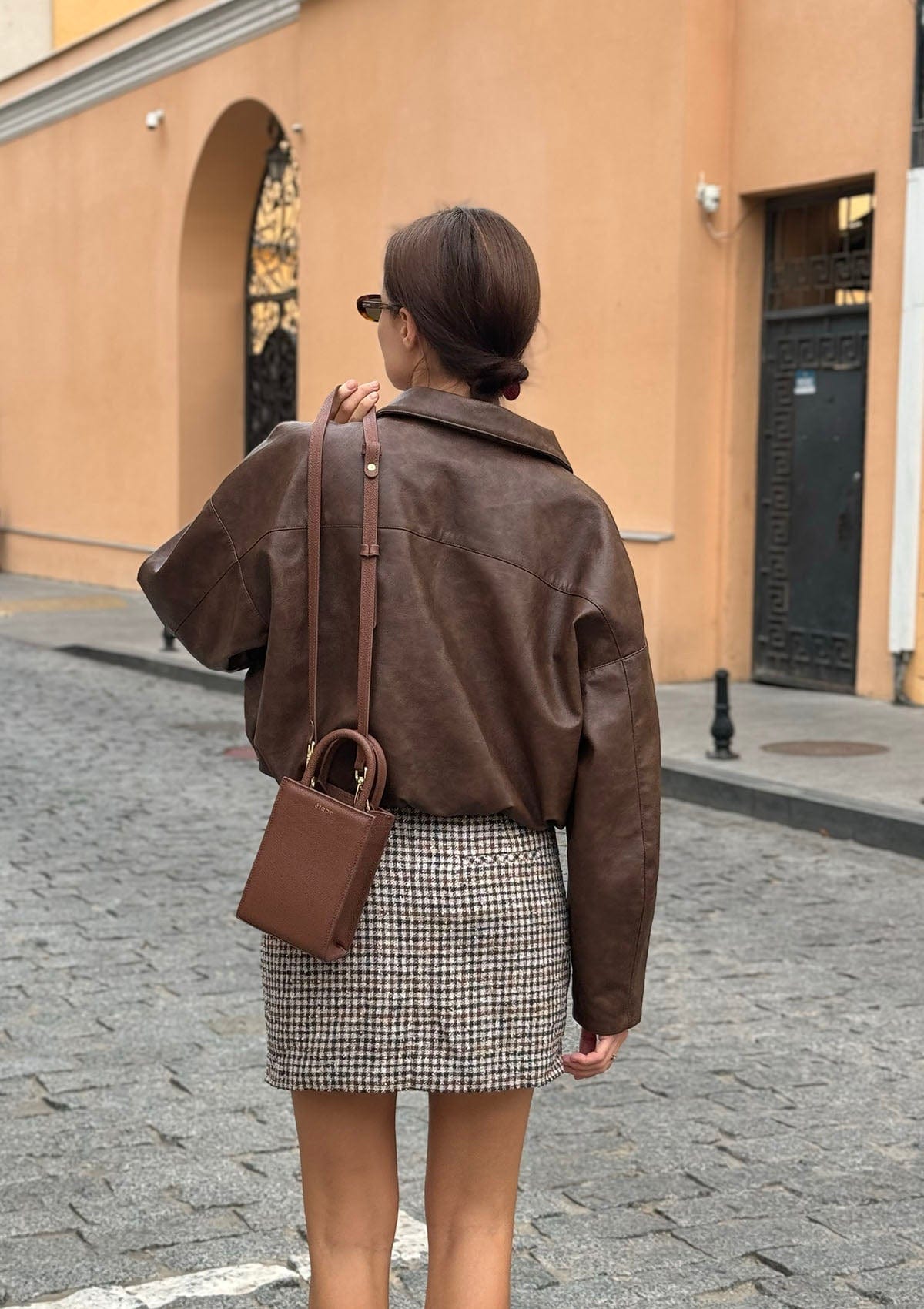 Geantă dama piele naturală Étape MIMI BAG Woody