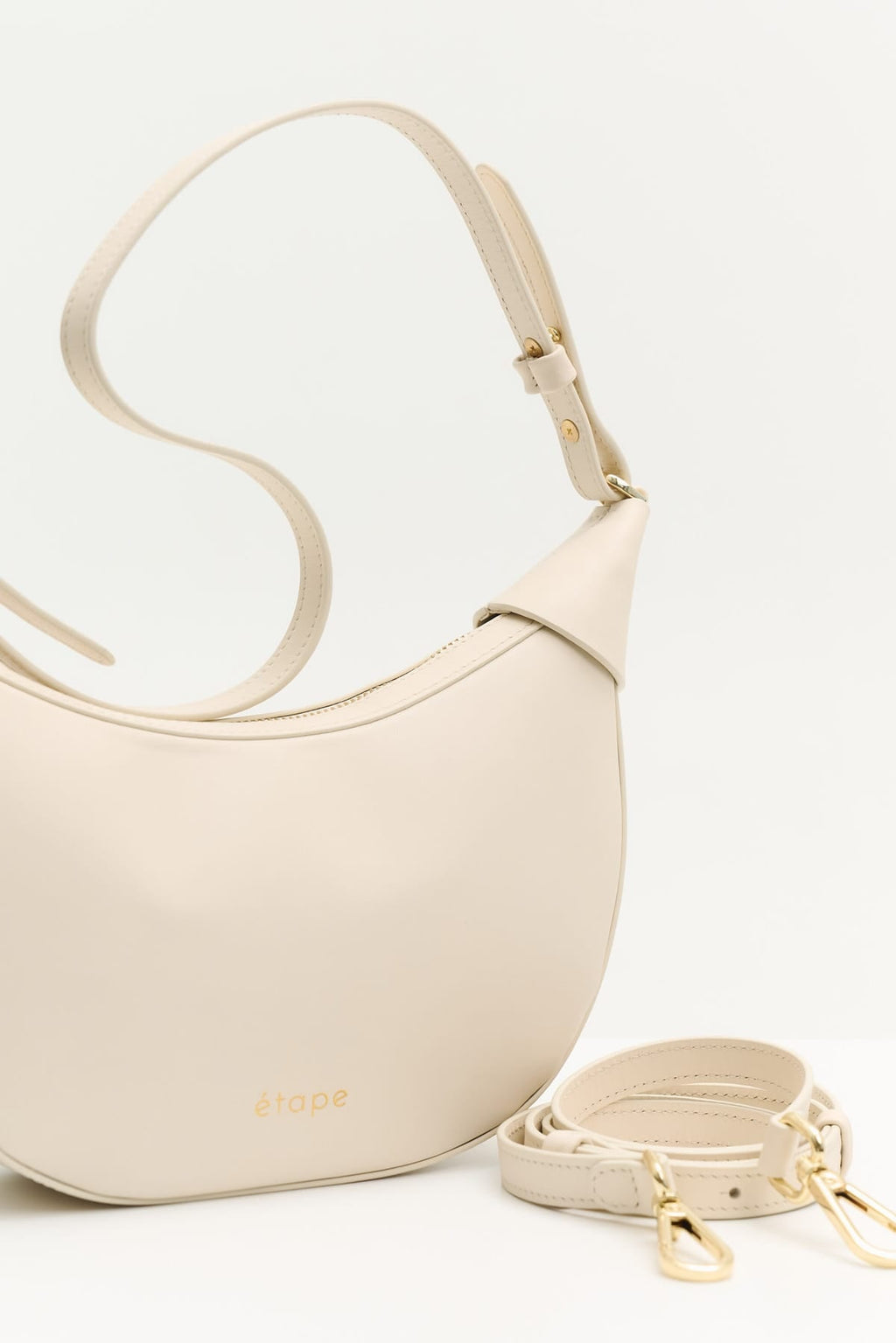 Leather bag Etape Moon Milk Nappa
