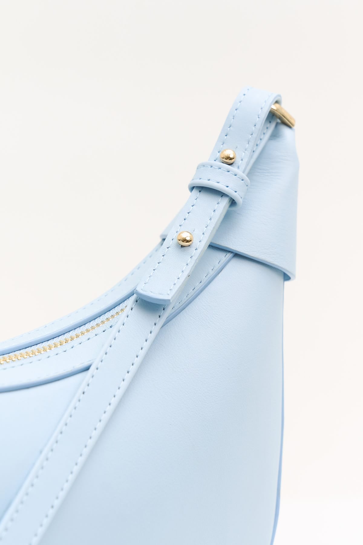 Geantă dama piele naturală Etape Moon Sky Blue Nappa