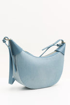 Geantă dama piele naturală Etape Moon Sky Blue Pony