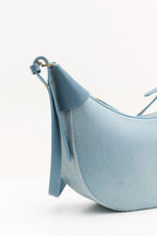 Geantă dama piele naturală Etape Moon Sky Blue Pony