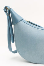 Geantă dama piele naturală Etape Moon Sky Blue Pony