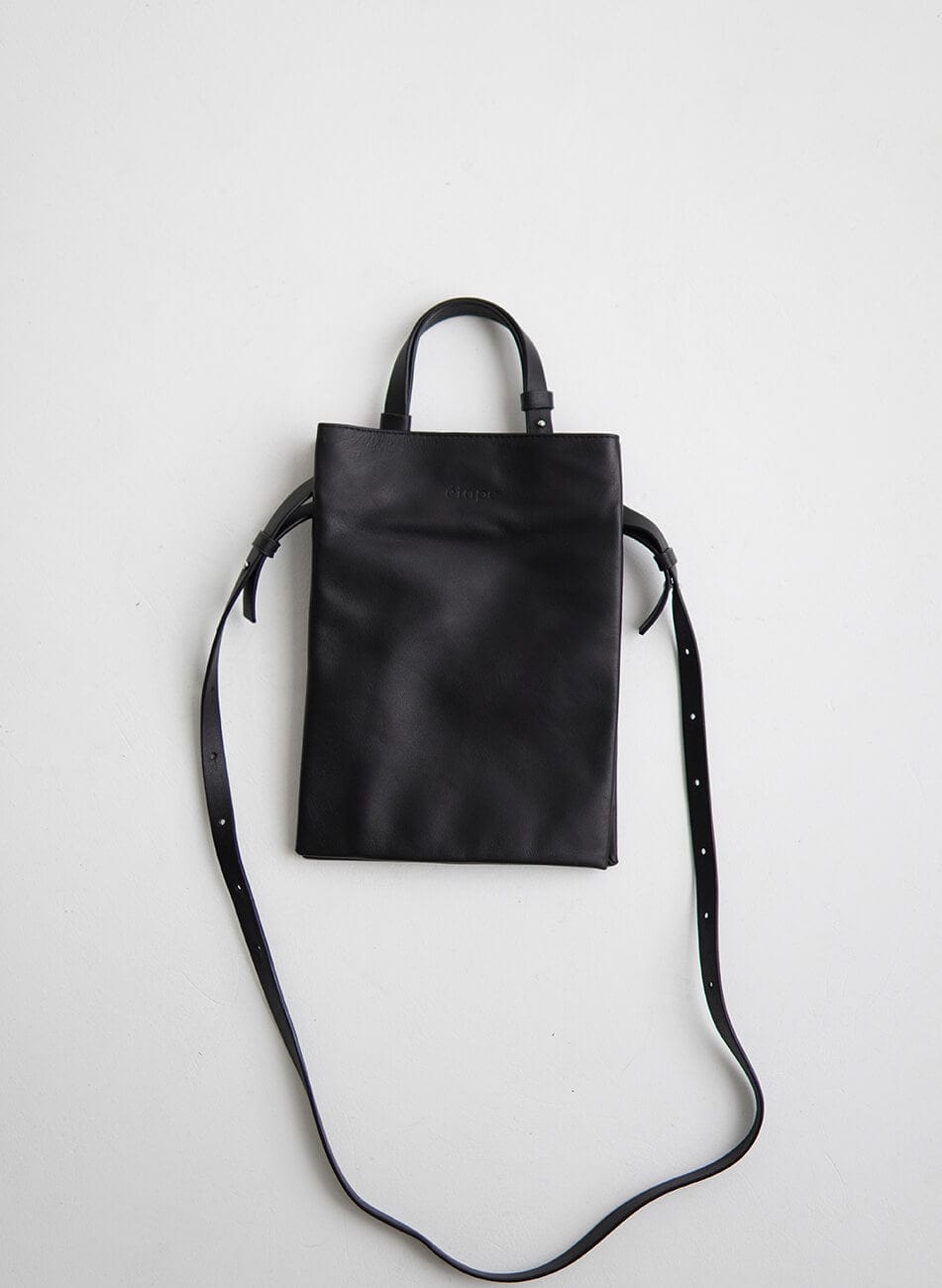 Geantă dama piele naturală Étape Petite 0027 Black