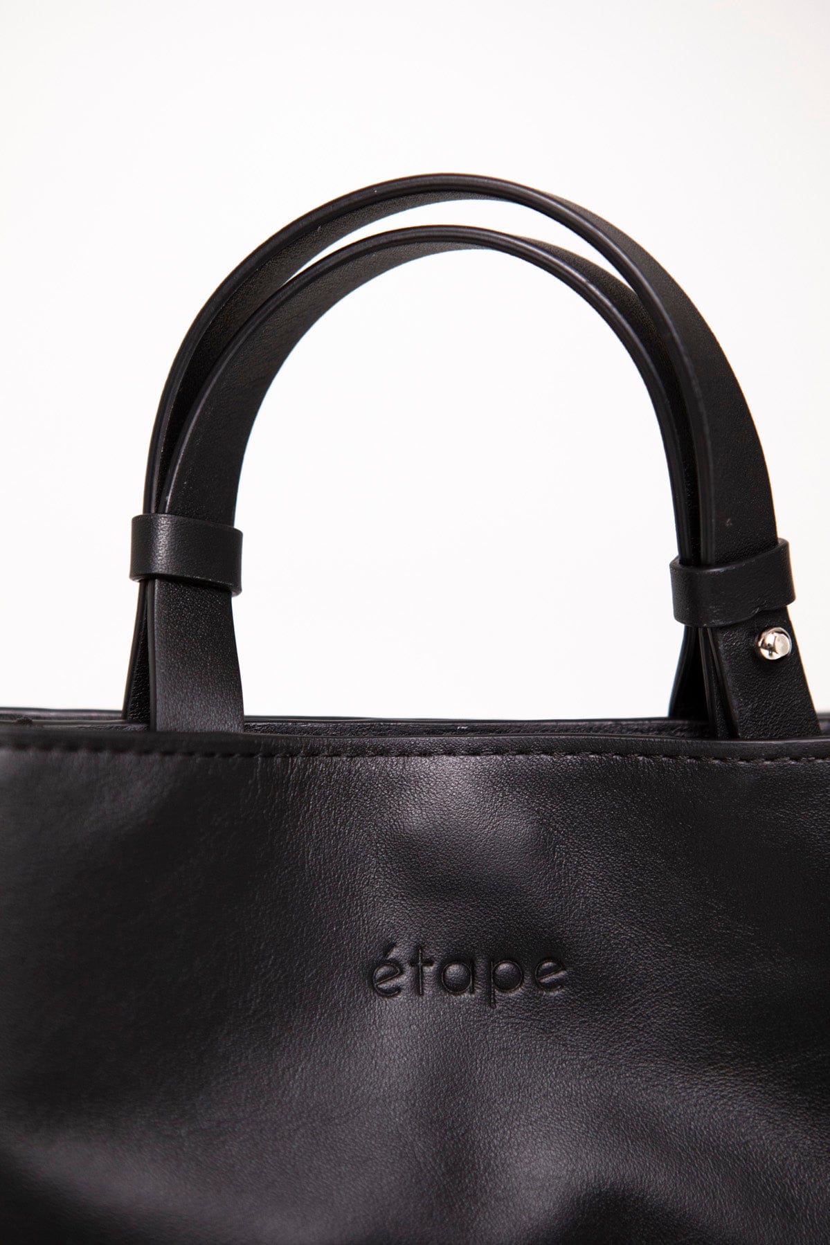 Geantă dama piele naturală Étape Petite 0027 Black