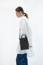 Geantă dama piele naturală Étape Petite 0027 Black