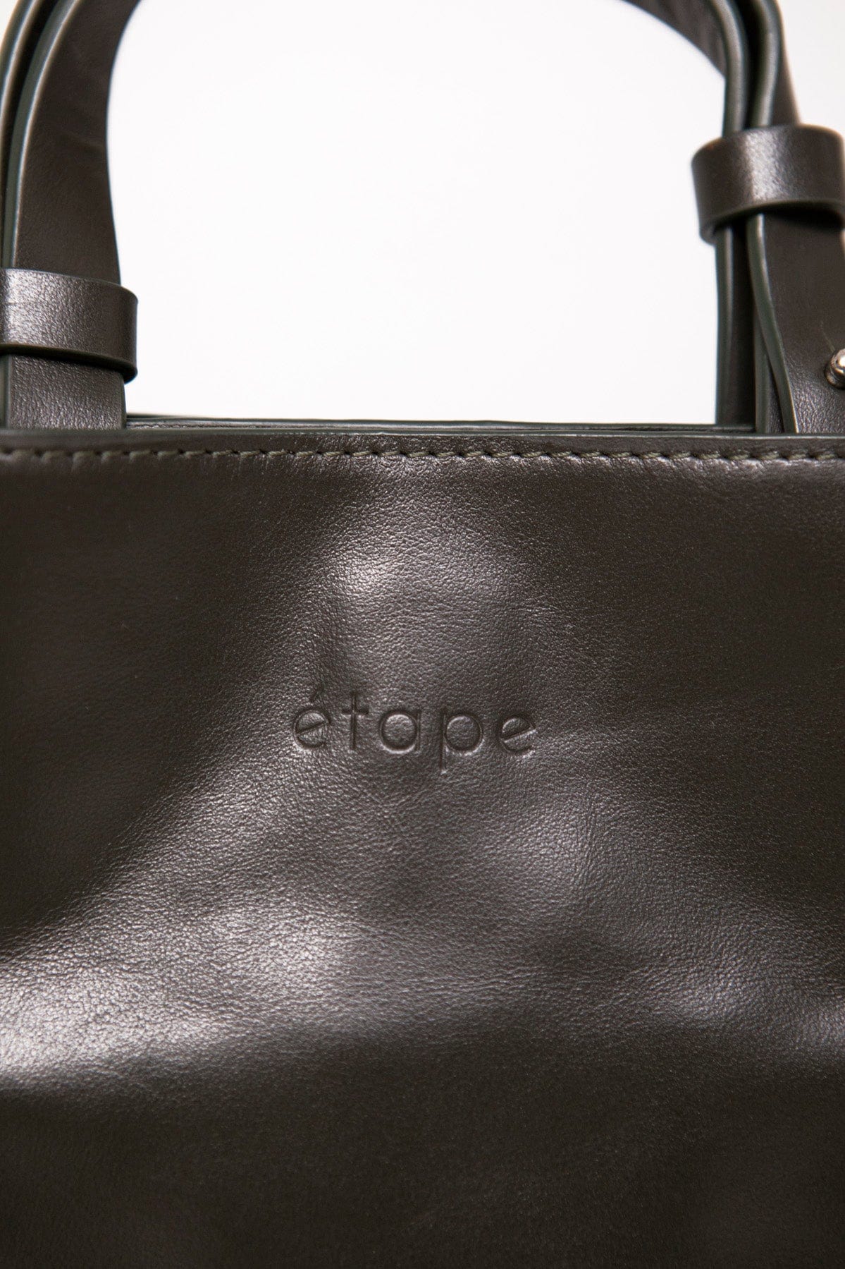 Geantă dama piele naturală Étape Petite 0027 Khaki