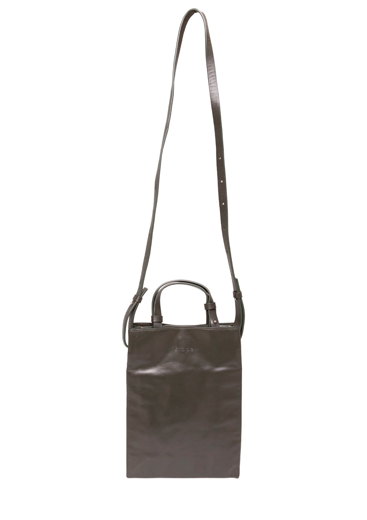 Geantă dama piele naturală Étape Petite 0027 Khaki
