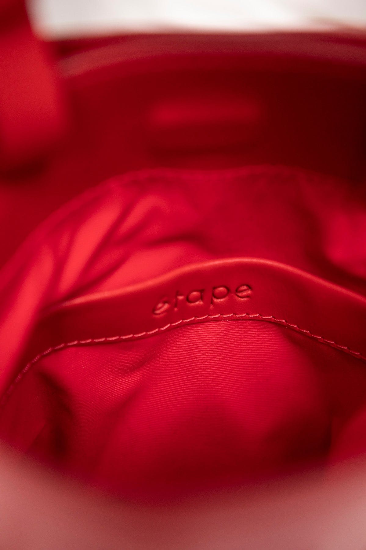 Geantă dama piele naturală Étape Petite 0027 Rouge