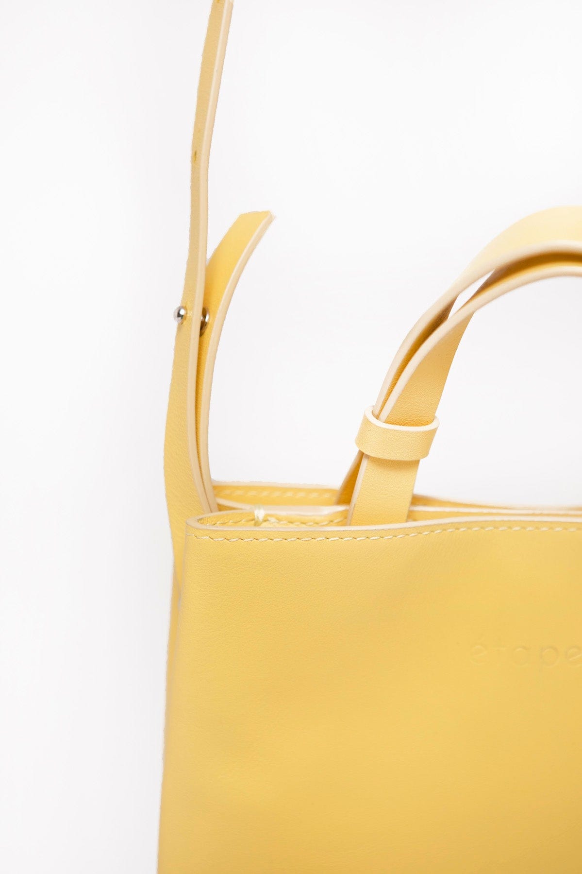 Geantă dama piele naturală Étape Petite 0027 Yellow