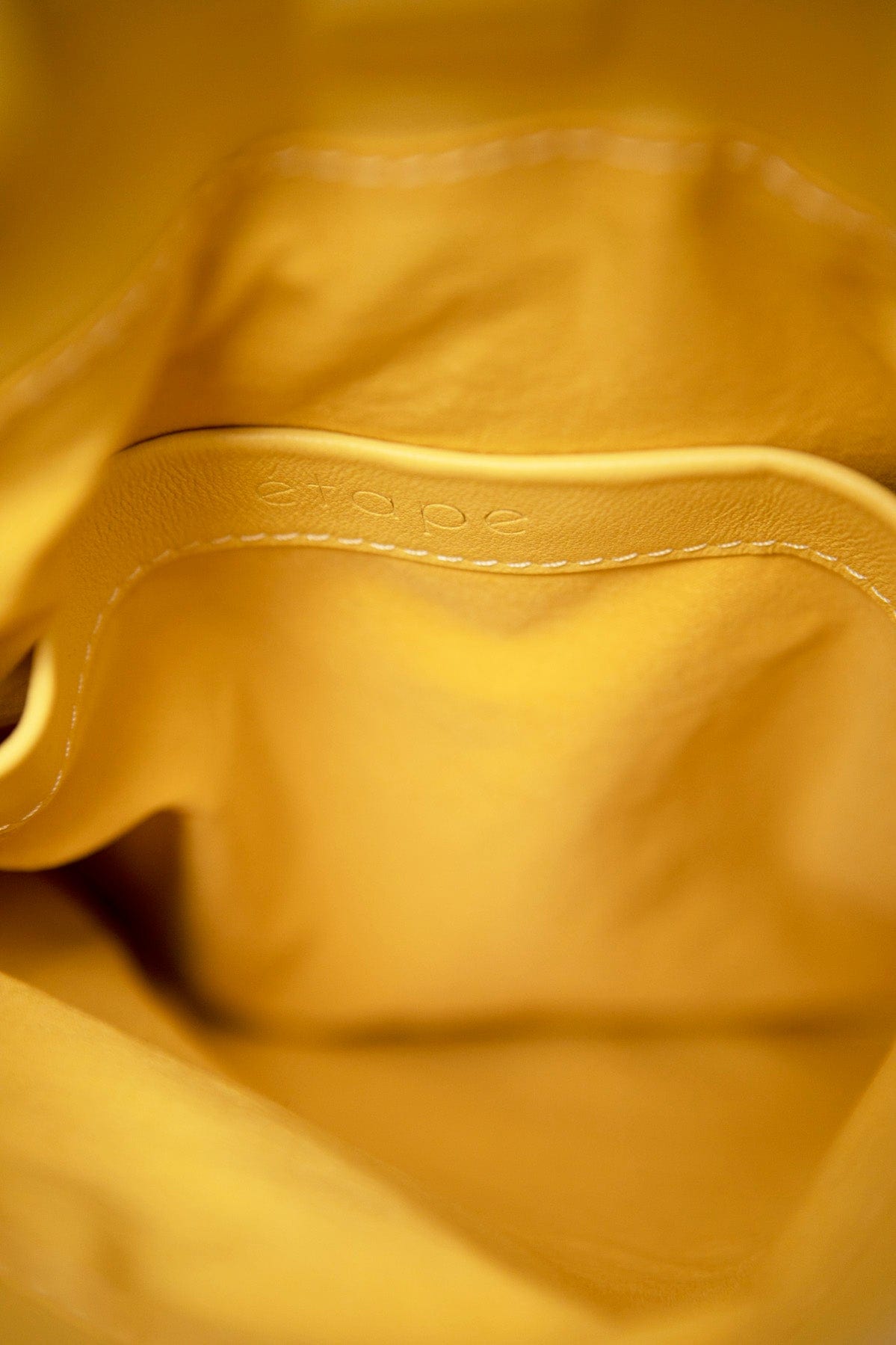 Geantă dama piele naturală Étape Petite 0027 Yellow