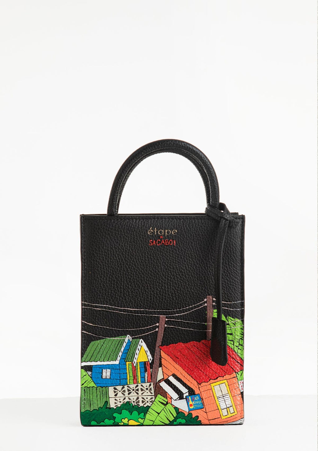 Geantă piele naturală Etape SGB TOY BAG Paint Black