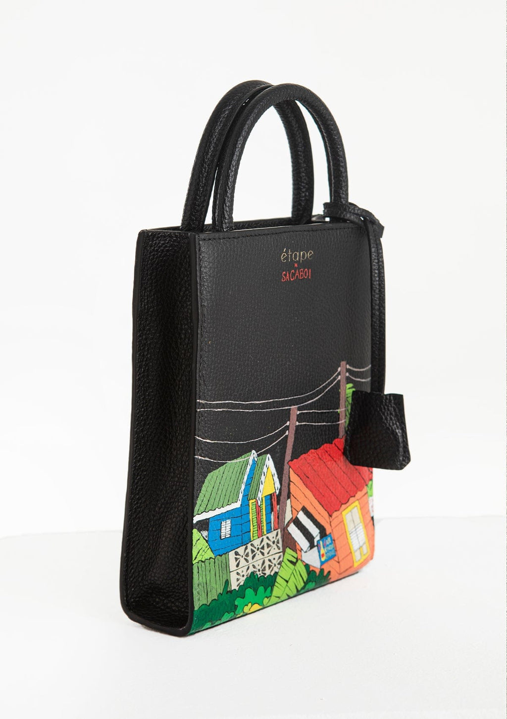 Geantă piele naturală Etape SGB TOY BAG Paint Black