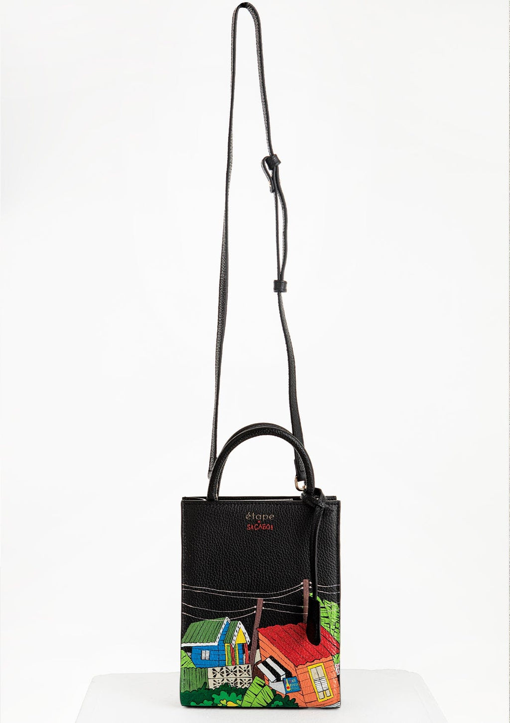 Geantă piele naturală Etape SGB TOY BAG Paint Black