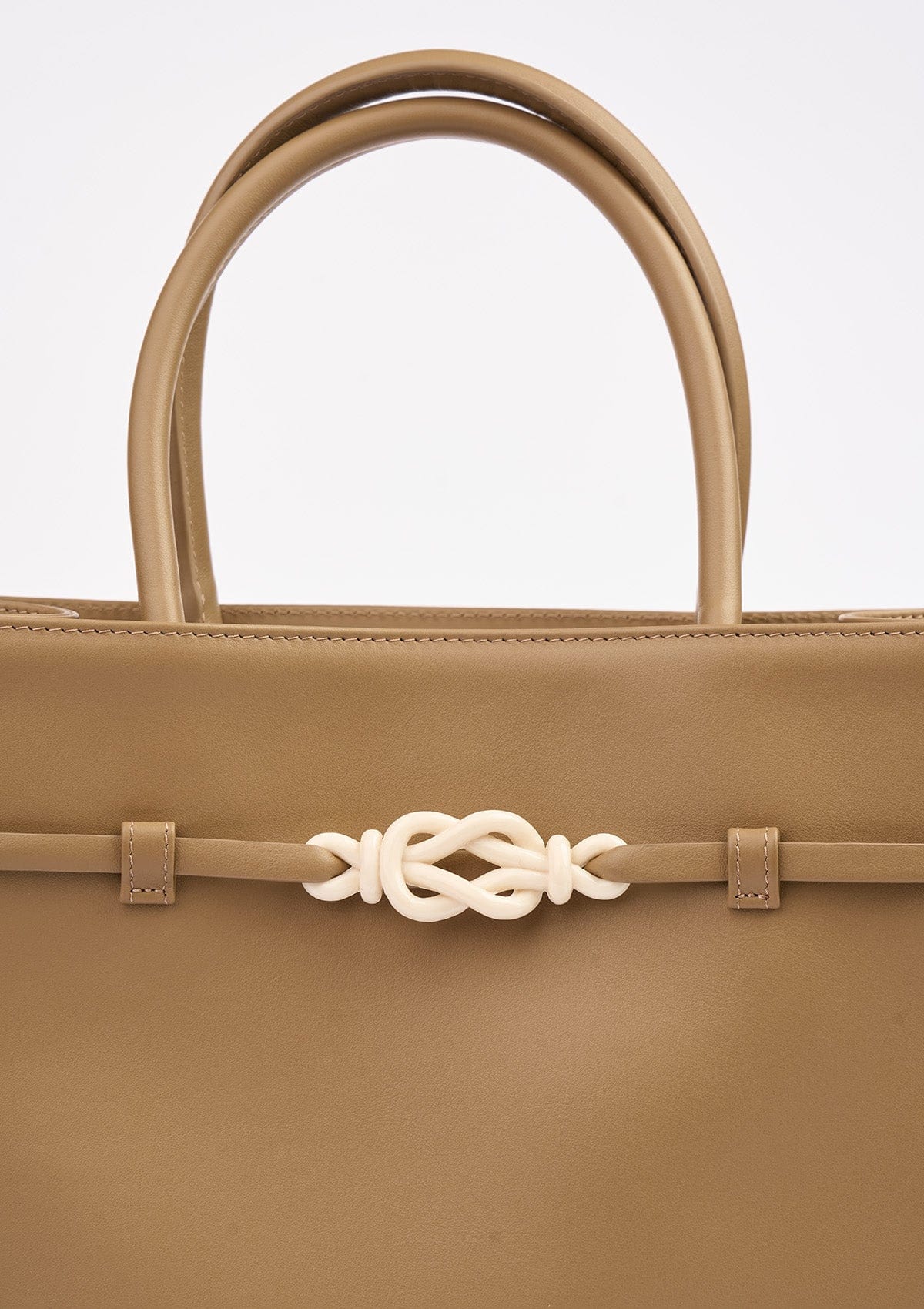 Geantă dama piele naturală Étape Sicily Nappa Latte