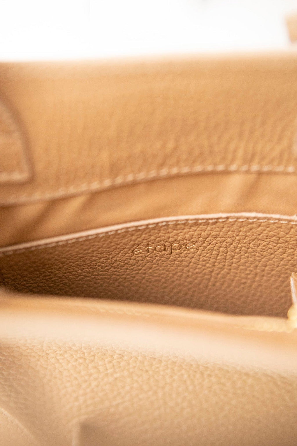 Geantă dama piele naturală Étape TOY BAG 888 СМ Cappuccino