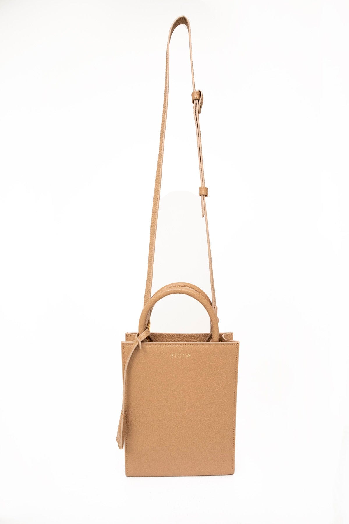 Geantă dama piele naturală Étape TOY BAG 888 СМ Cappuccino