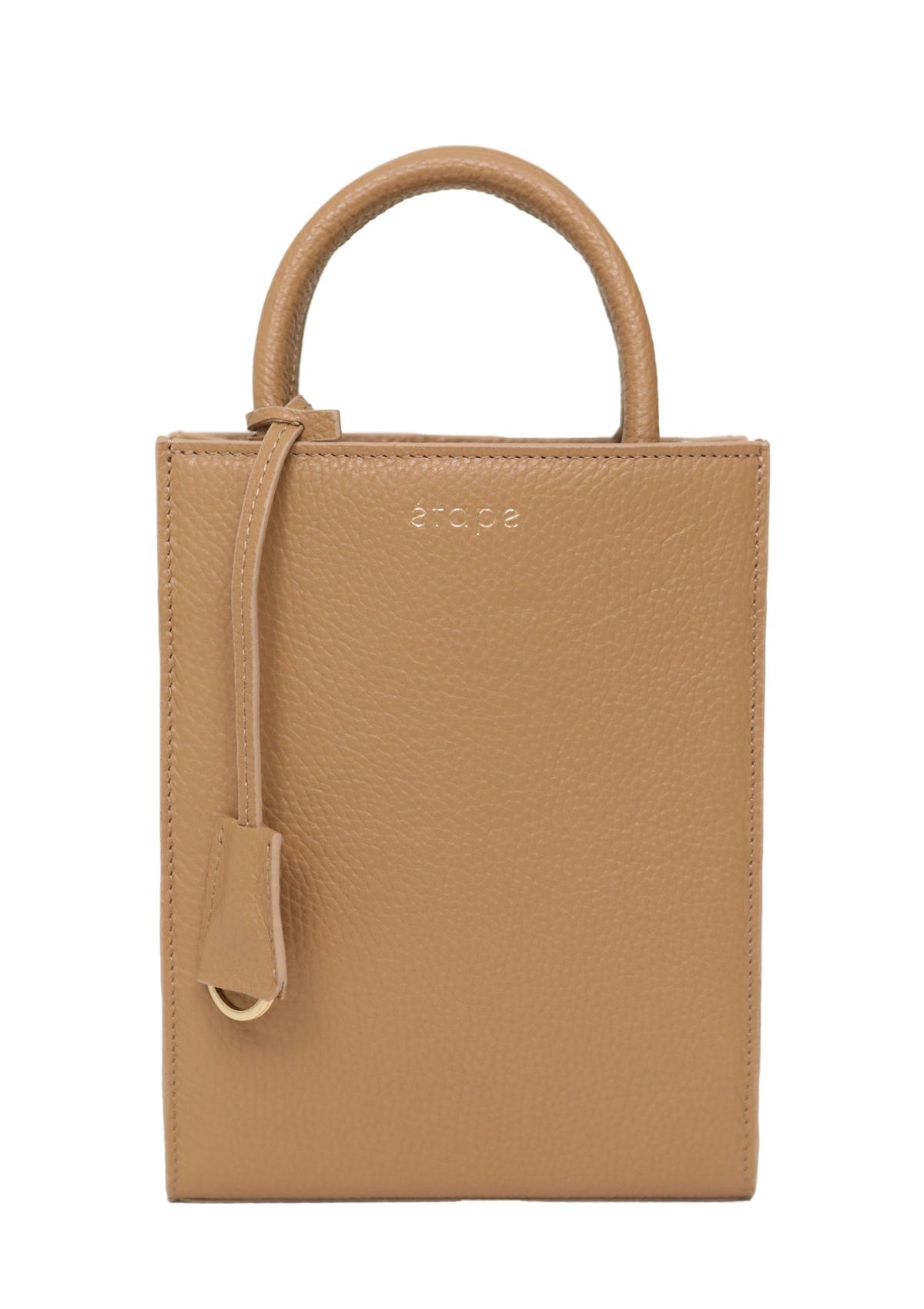 Geantă dama piele naturală Étape TOY BAG 888 СМ Cappuccino