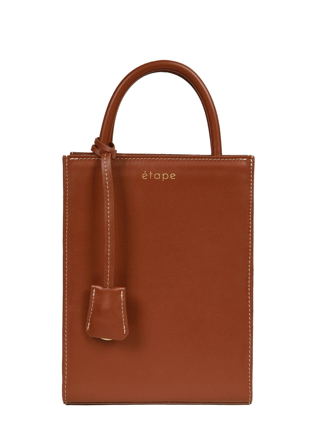 Geantă dama piele naturală Étape TOY BAG 888 Brandy Limited Edition