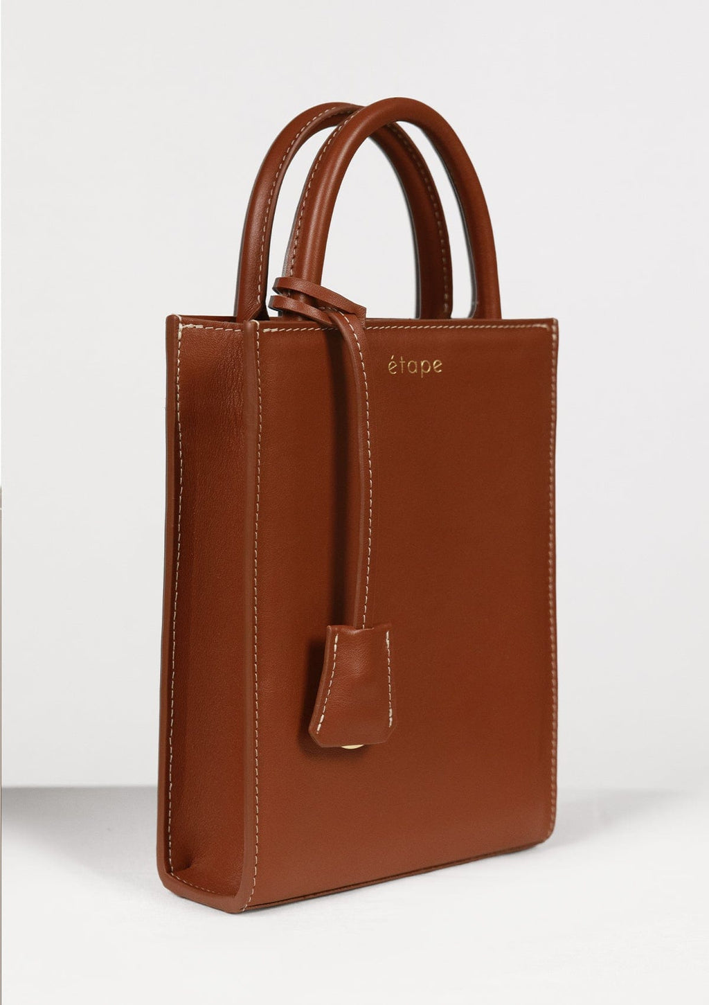 Geantă dama piele naturală Étape TOY BAG 888 Brandy Limited Edition