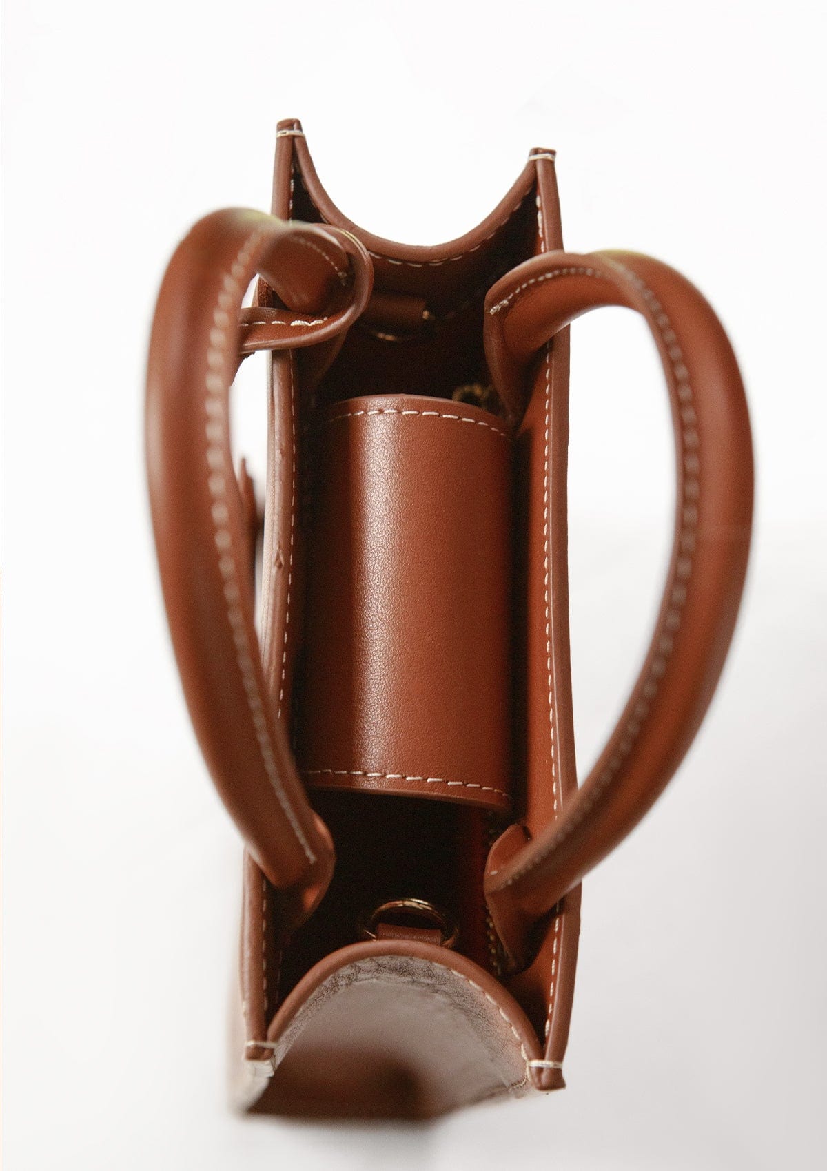 Geantă dama piele naturală Étape TOY BAG 888 Brandy Limited Edition