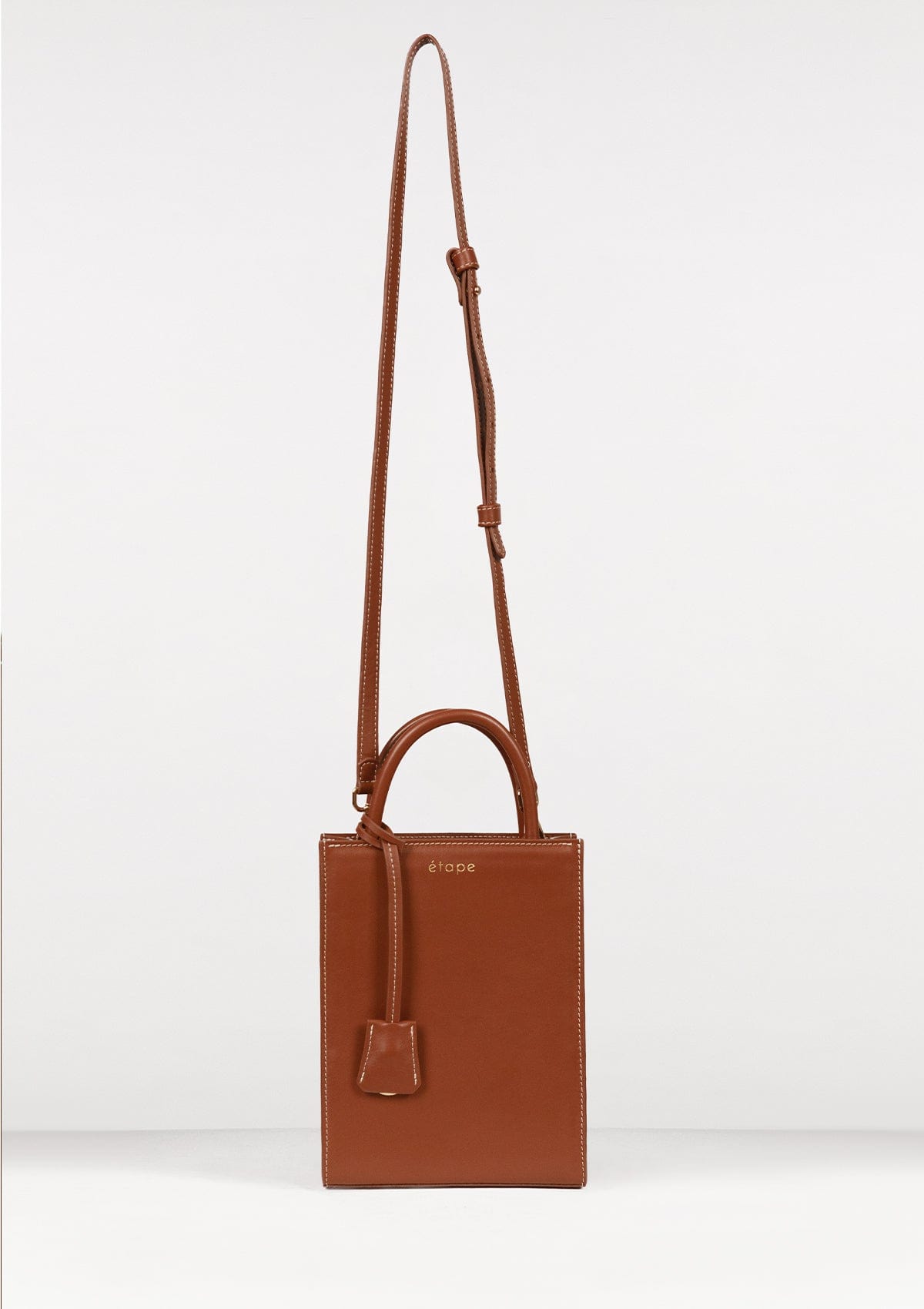 Geantă dama piele naturală Étape TOY BAG 888 Brandy Limited Edition