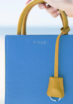 Geantă dama piele naturală Étape TOY BAG 888 BY Albastru / Galben