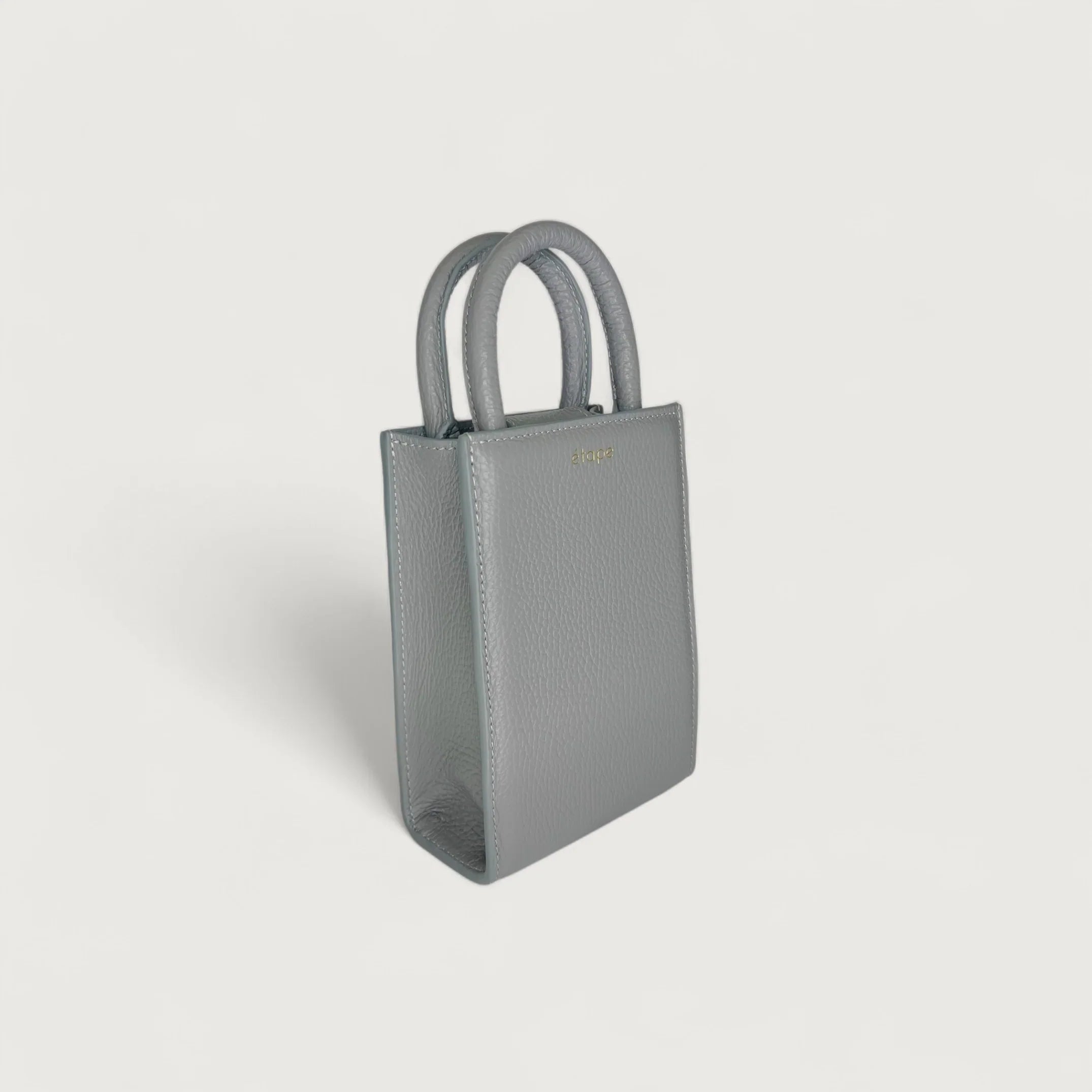 Geantă dama piele naturală Étape TOY BAG 888 Dark Grey