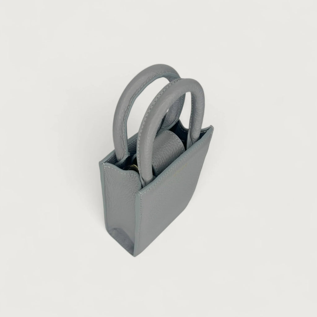 Geantă dama piele naturală Étape TOY BAG 888 Dark Grey
