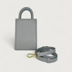 Geantă dama piele naturală Étape TOY BAG 888 Dark Grey