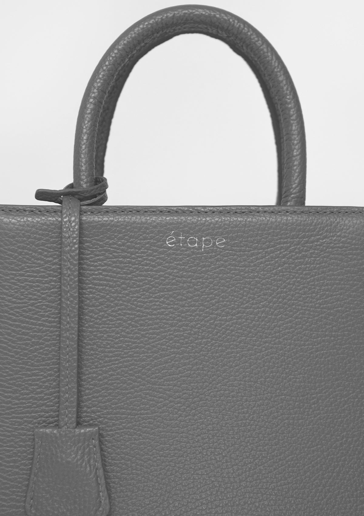Geantă dama piele naturală Étape TOY BAG 888 Dark Grey