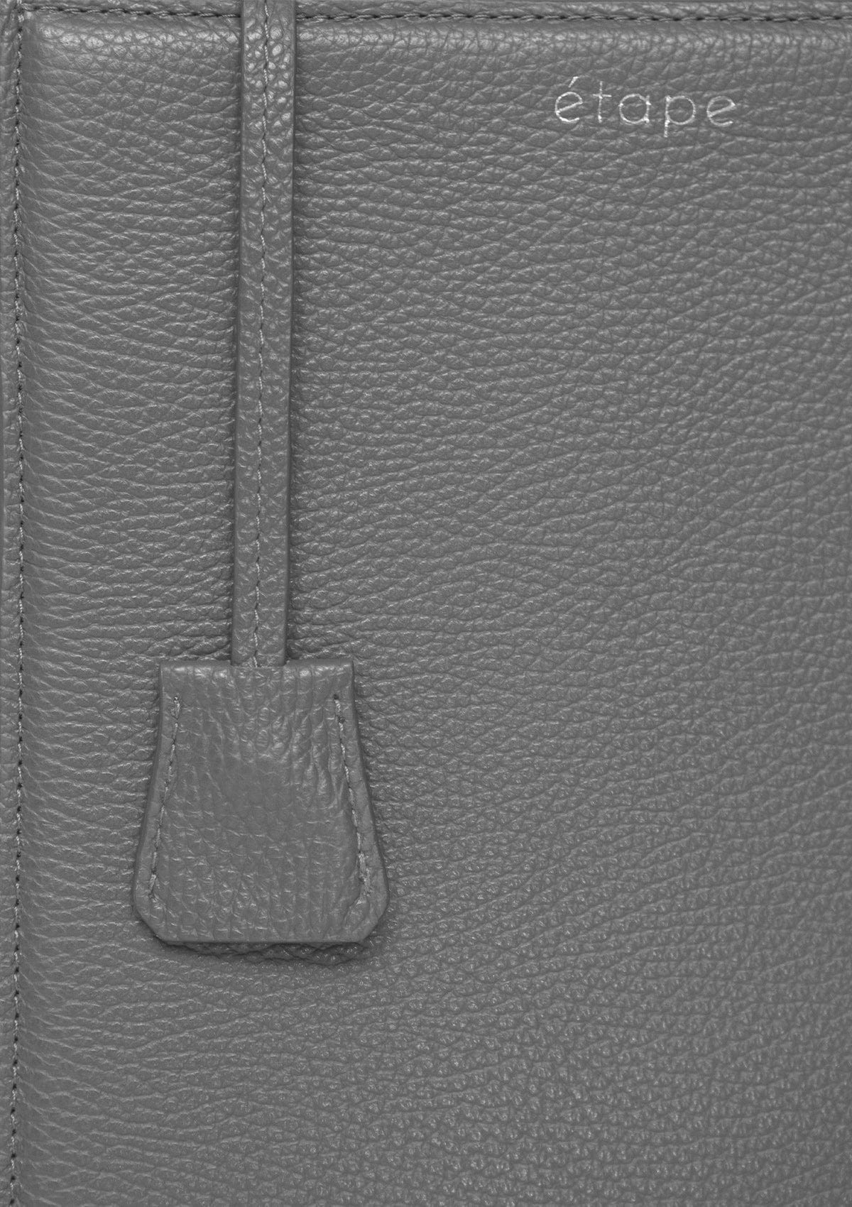 Geantă dama piele naturală Étape TOY BAG 888 Dark Grey