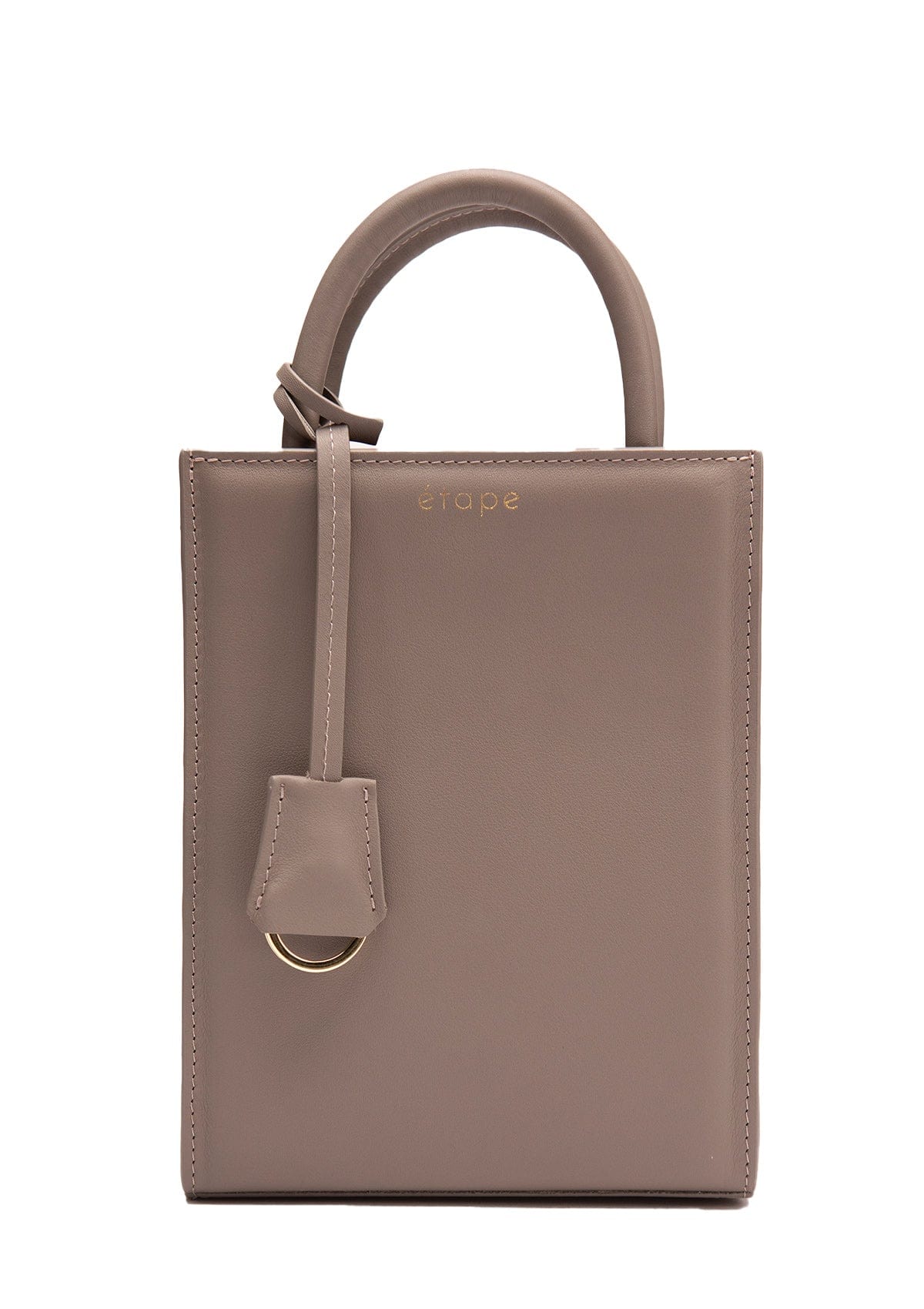 Geantă dama piele naturală Étape TOY BAG 888 Grey Nappa Gri