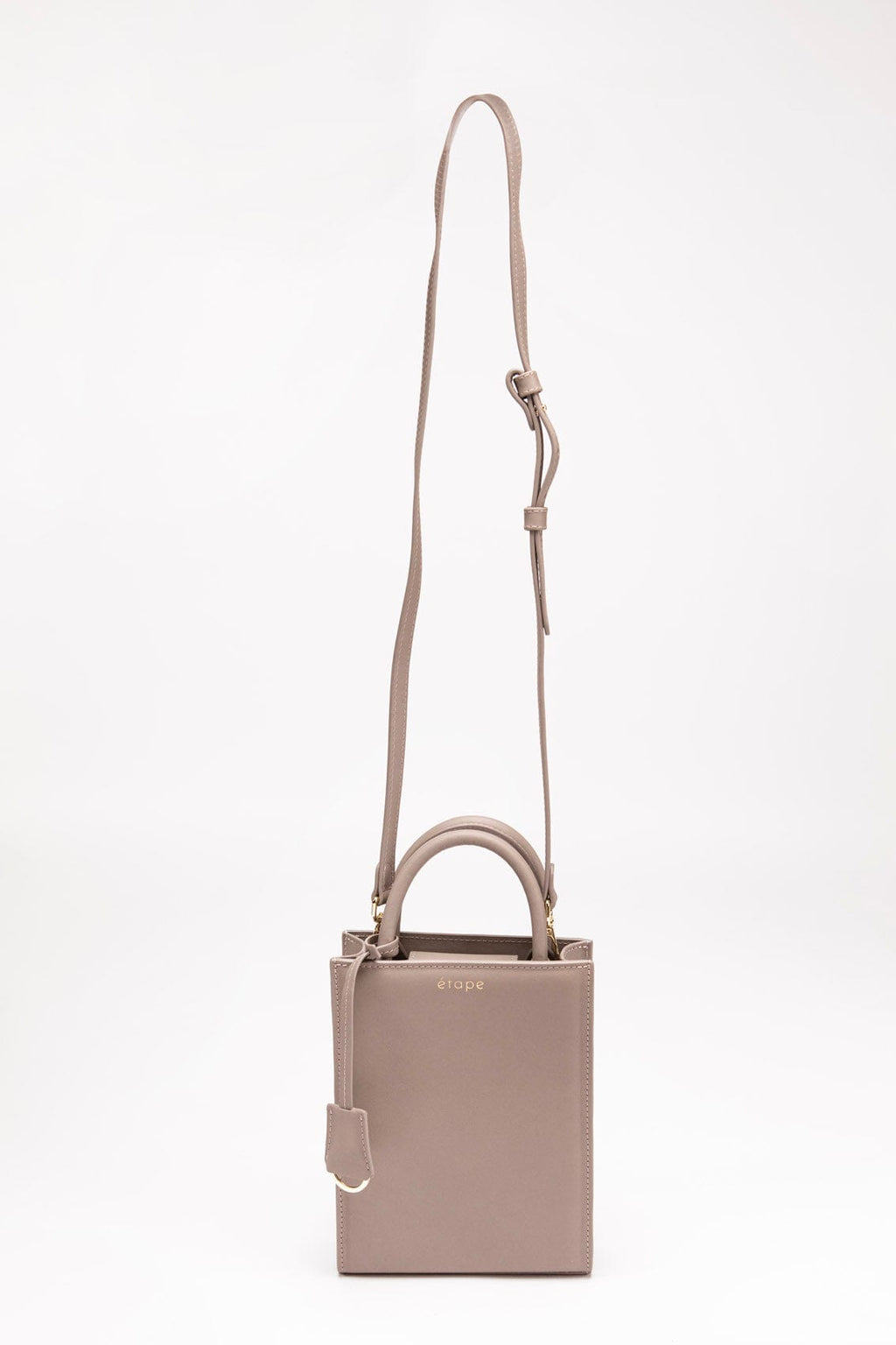 Geantă dama piele naturală Étape TOY BAG 888 Grey Nappa Gri