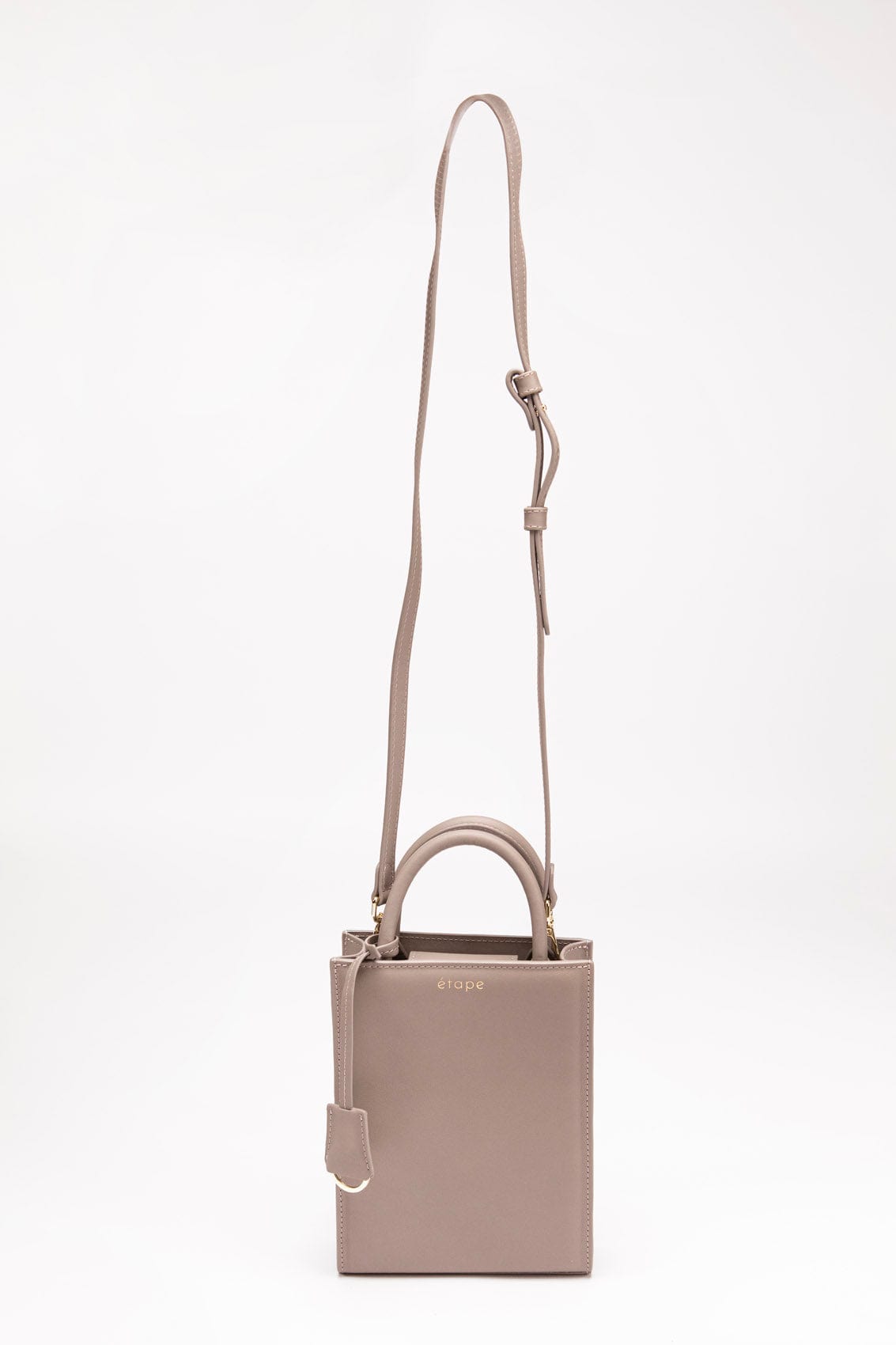 Geantă dama piele naturală Étape TOY BAG 888 Grey Nappa Gri