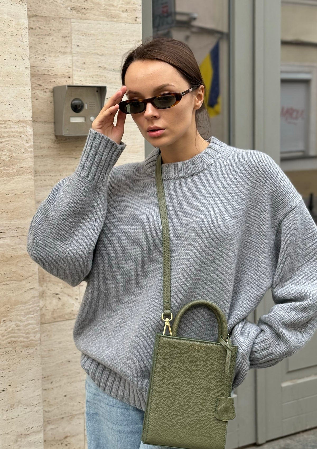 Geantă dama piele naturală Étape TOY BAG 888 Pistachio